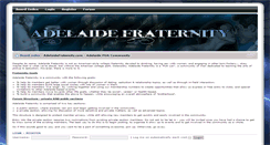 Desktop Screenshot of adelaidefraternity.com