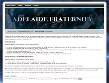 Tablet Screenshot of adelaidefraternity.com
